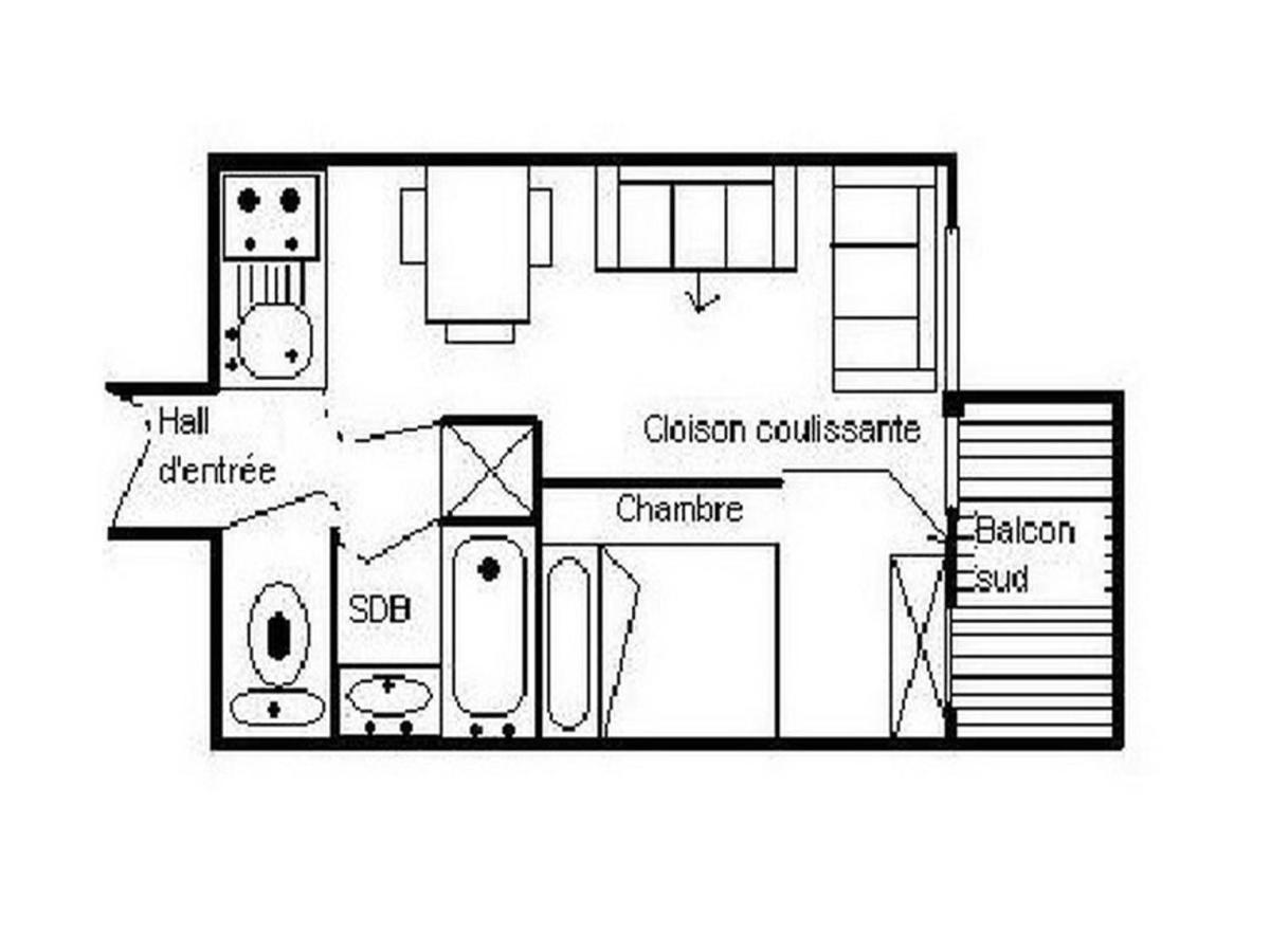 Appartement Cosy Renove 2 Pieces - Skis Aux Pieds - Balcon Sud-Ouest - Centre Resort - Fr-1-344-877 Сен-Мартен-де-Бельвиль Экстерьер фото